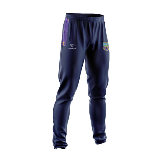 Kinvara Hurling & Football Club Skinny Pants Navy/Purple/Yellow - Kids