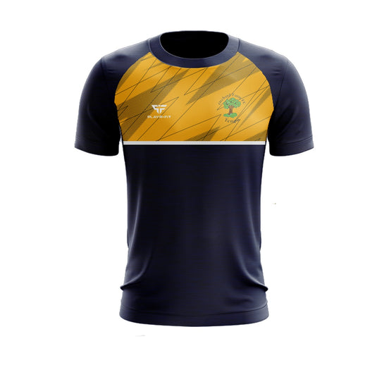 Orchard Farm FC T-Shirt Evo (Navy, Yellow) - Kids