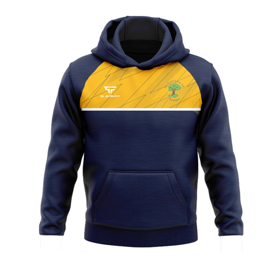 Orchard Farm FC Hoodie Evo (Navy, Yellow) - Adults