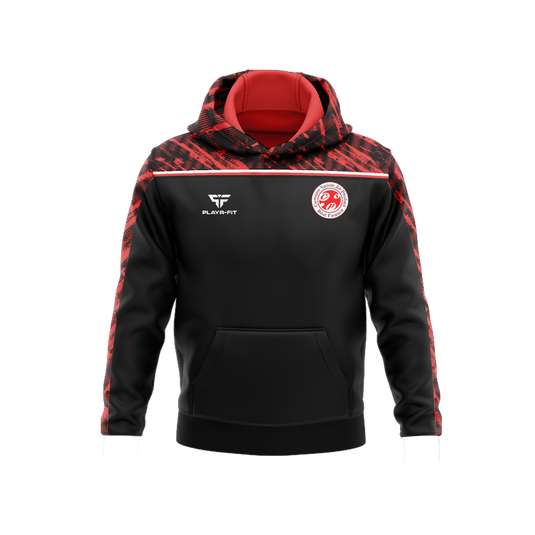 Cumann Spoirt An Phobail Hoodie Spirit (Black, Red) - Adults