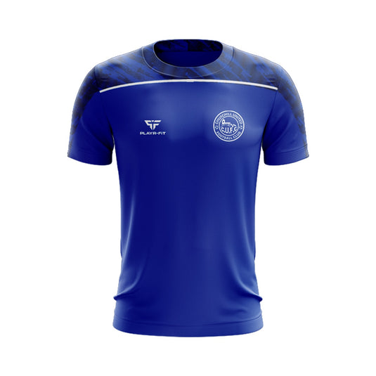 Churchill United FC T-Shirt Spirit (Blue/Navy) - Adults