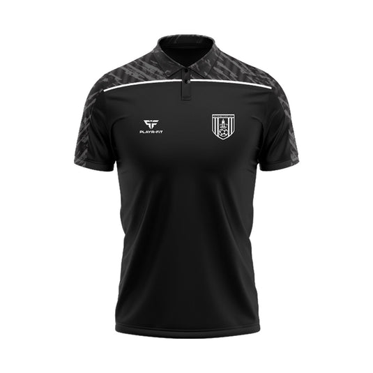 Dunmore Town AFC Polo Spirit (Black/White) - Adults