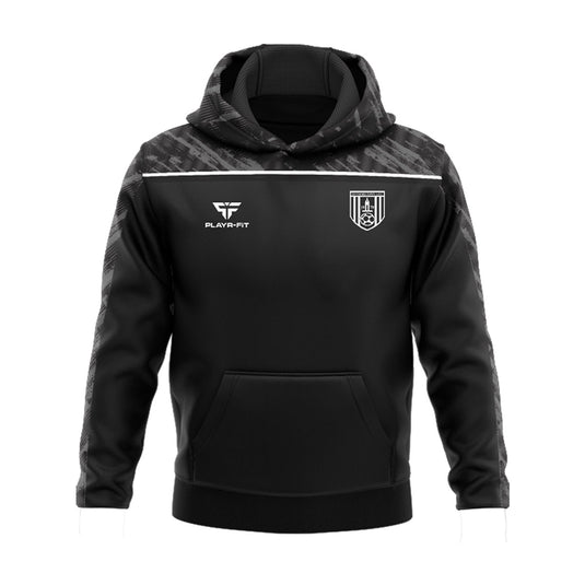 Dunmore Town AFC Hoodie Spirit (Black/White) - Adults