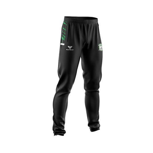 Killylough FC Skinny Pants Sublimated (Black, Green) - Adults