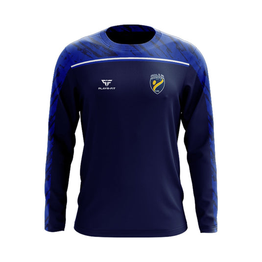 Kingscourt Handball Crew Neck Spirit (Navy/Blue/White) - Adults
