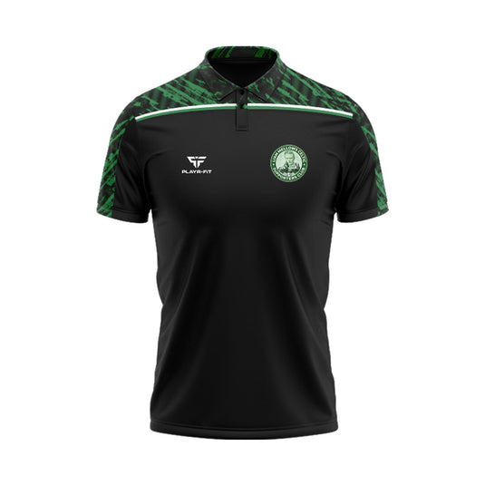 Liam Mellows CSC Galway Polo Spirit Black/Green/White - Adults