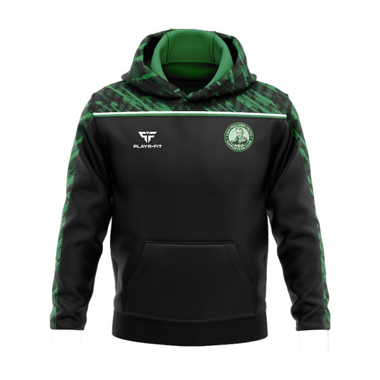 Liam Mellows CSC Galway Hoodie Spirit Black/Green/White - Kids