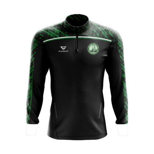 Liam Mellows CSC Galway Midlayer (1/4 Zip) Spirit Black/Green/White - Kids