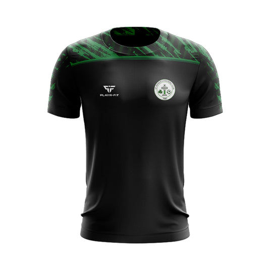 St Patricks FC Belfast T-Shirt Spirit Black/Green - Kids