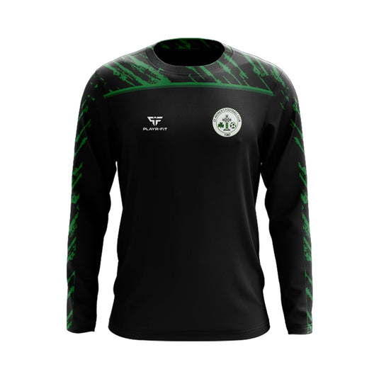 St Patricks FC Belfast Crew Neck Spirit Black/Green - Kids