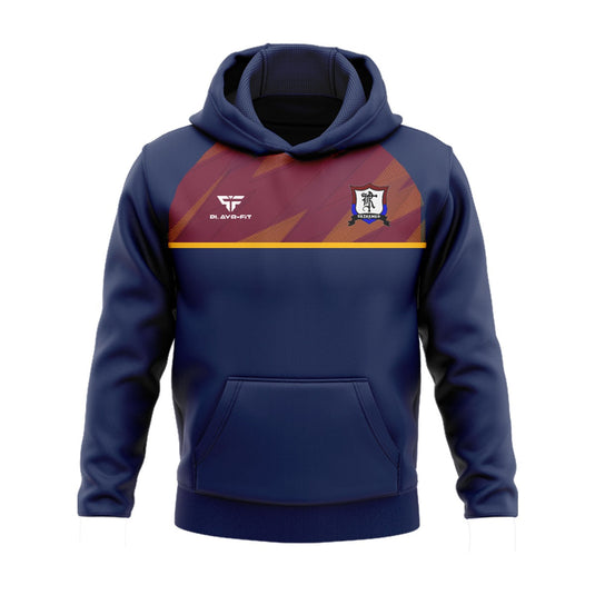 Redeemer FC Hoodie Evo (Navy/Maroon/Yellow) - Kids