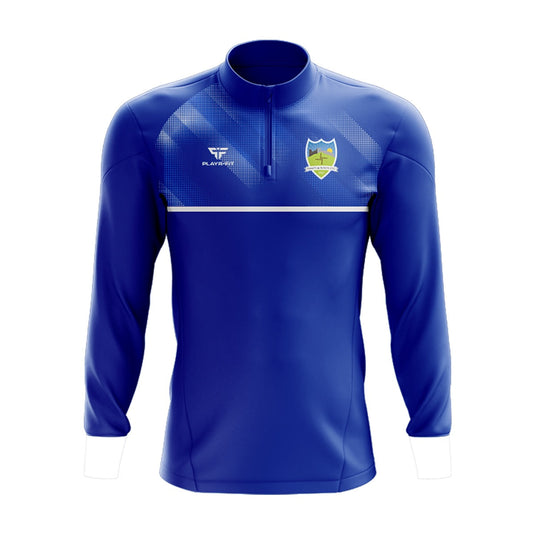 Roche Emmets CLG Midlayer (1/4 Zip) Evo (Blue/Navy/White) - Adults