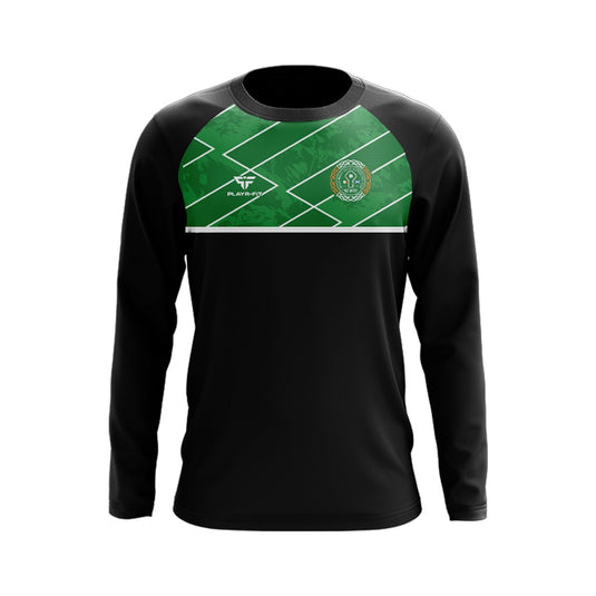Willie Maley CSC Newry Crew Neck Black/Green/White - Adults