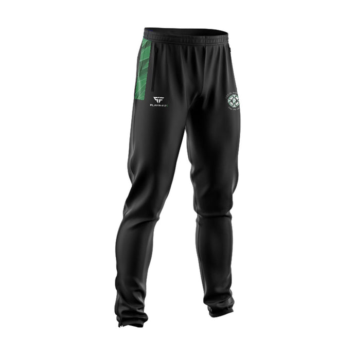 Wolfe Tone GAC Derrymacash Skinny Pants Evo Black/Emerald Green Sublimated Panel - Adults