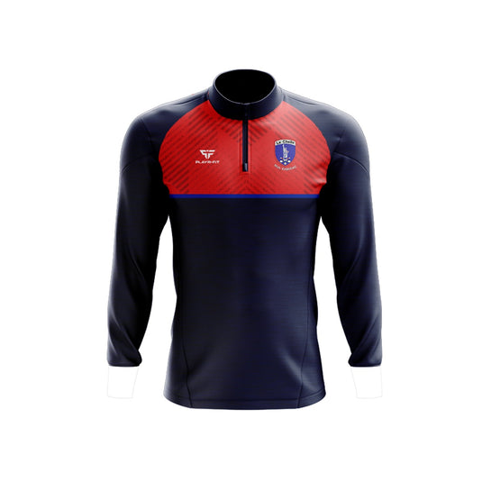 Le Cheile NY Midlayer (1/4 Zip) Evo Navy/Red - Adults