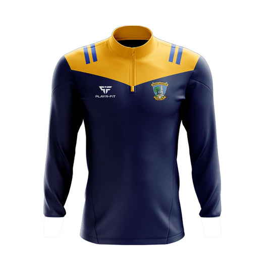 Diarmuid o Mathuna GAC Midlayer (1/4 Zip) Tenacity (Navy/Yellow/Blue) - Kids