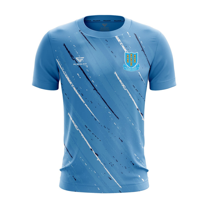 Load image into Gallery viewer, Ballymena United Learning Disability Jersey (Sky) - Adults
