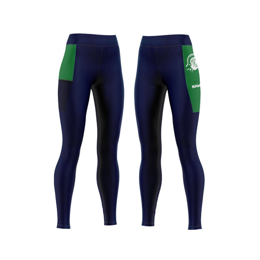 Trojan Swim Club High Waist Leggings - Adults
