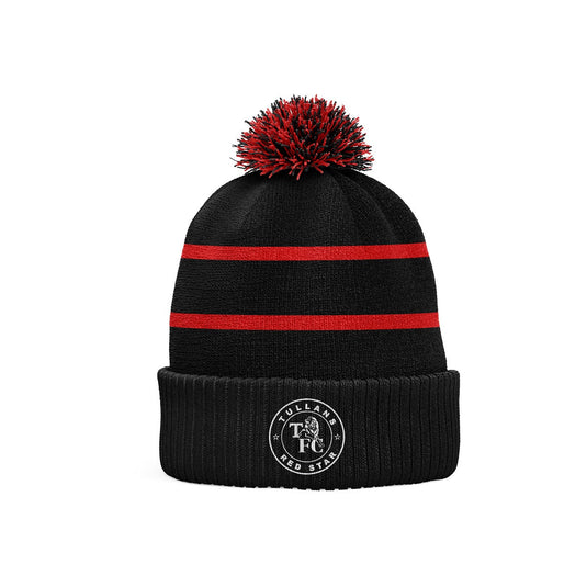 Tullans Red Star FC Bobble Hat - Kids - Age 8 and Under