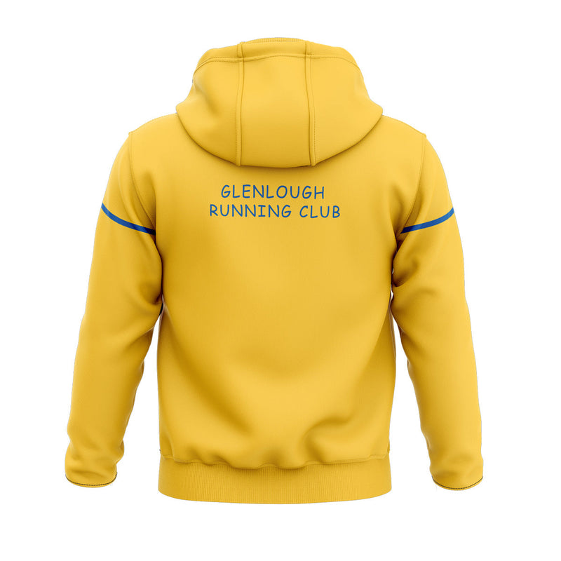Load image into Gallery viewer, Glenlough Running Club Hoodie Stellar (Yellow/Blue) - Adults
