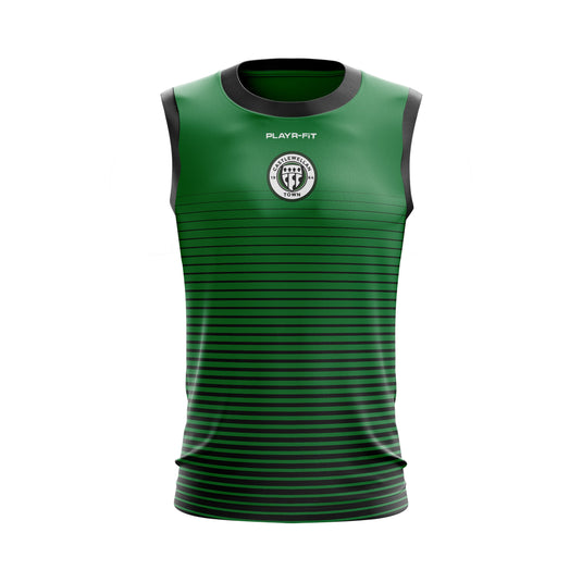 Castlewellan Town FC Vest (Green/Black) - Kids