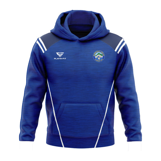 Burnfoot United FC Hoodie Vigour (Blue/Navy/White) - Adults