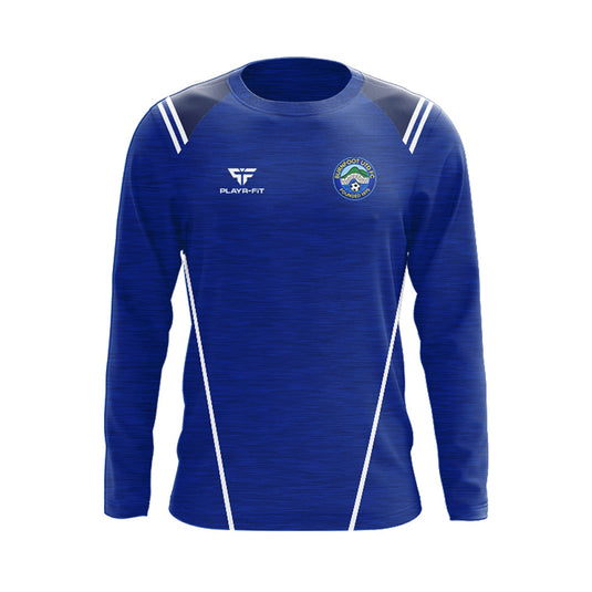 Burnfoot United FC Crew Neck Vigour (Blue/Navy/White) - Adults