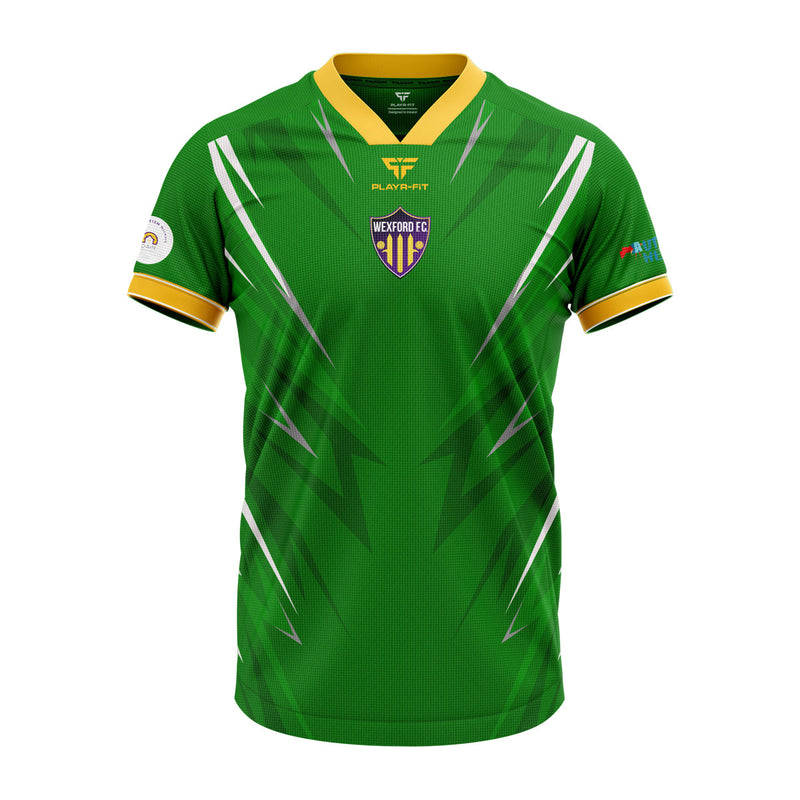 Load image into Gallery viewer, Wexford FC Charity Match Jersey Green - Adults
