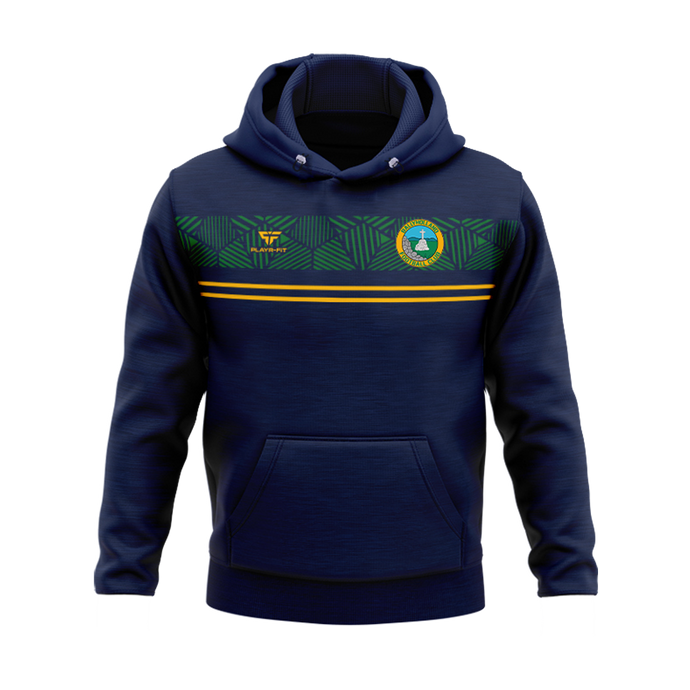 Ballyholland FC Hoodie Optimum (Navy/Green/YellowGold) - Kids