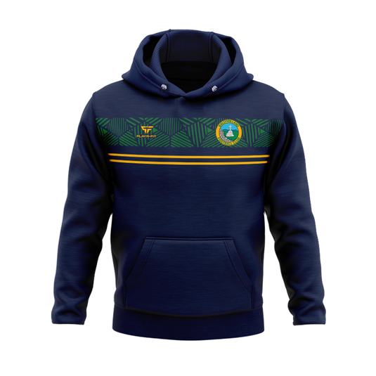 Ballyholland FC Hoodie Optimum (Navy/Green/YellowGold) - Kids