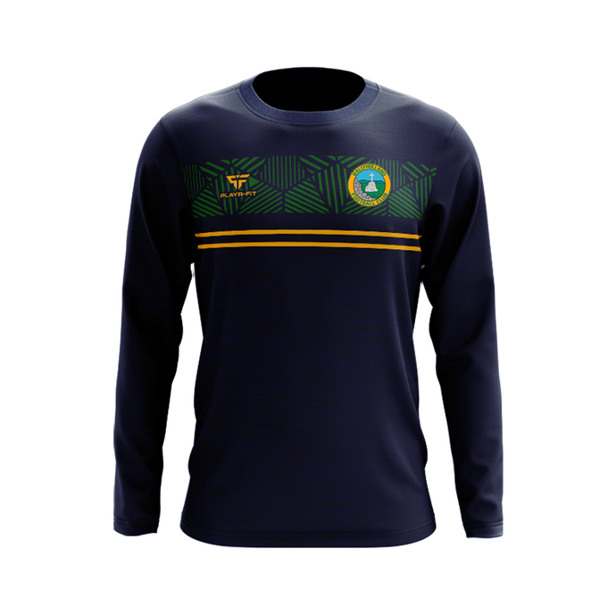 Ballyholland FC Crew Neck Optimum (Navy/Green/YellowGold) - Kids