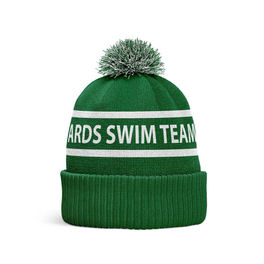 Ards Swim Club Bobble Hat Green - Kids - Age 8 and Under