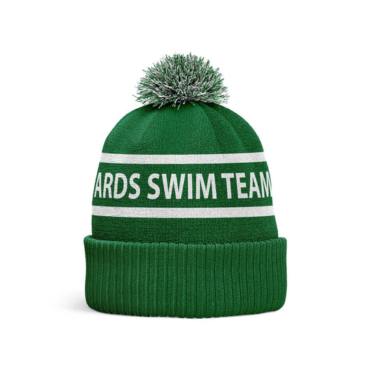 Ards Swim Team Bobble Hat Green - Adults