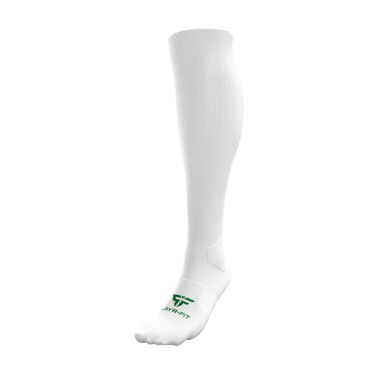 Ballyholland FC Long Socks Away (White) - Kids