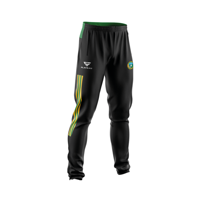 Ballyholland FC Skinny Pants Optimum (Black/Green/YellowGold) - Kids