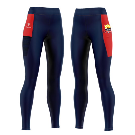 Eoghan Rua LGFA High Waist Leggings Red - Adults