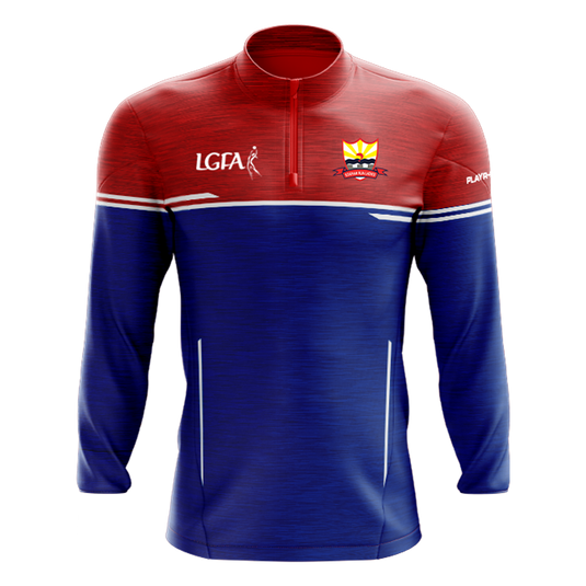 Eoghan Rua LGFA Midlayer (1/4 Zip) Courage (Blue/Red/White) - Adults
