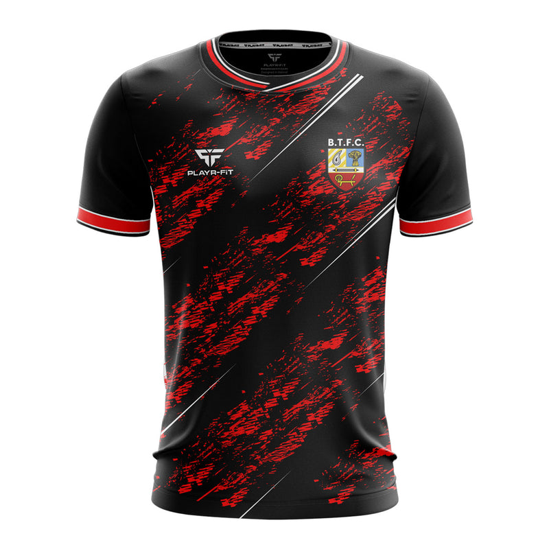 Load image into Gallery viewer, Banbridge Town FC Jersey (Training Red Stripes) - Adults
