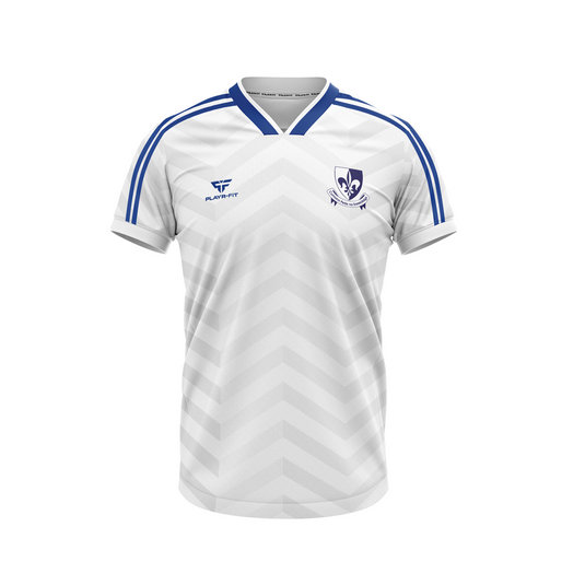 Aughnamullen CLG Jersey VNECK (White) - Kids