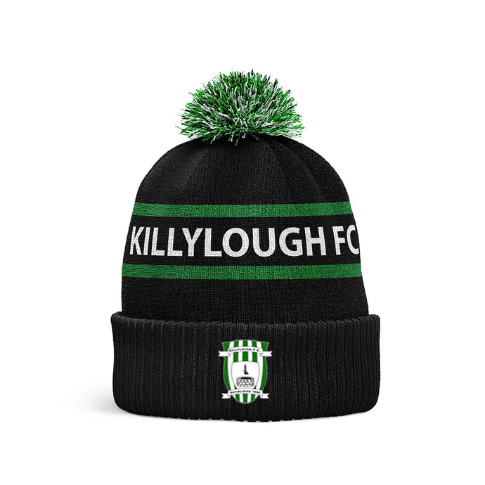 Killylough FC Bobble Hat (Black) - Adults