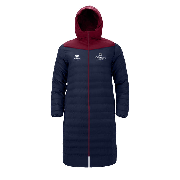 Glenart College Students Long Padded Jacket (Above Knee) - Adults