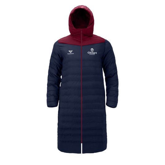 Glenart College Students Long Padded Jacket (Above Knee) - Adults