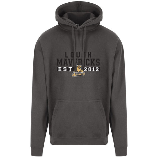 POD Louth Mavericks Hoodie Template 07 (Charcoal) - Adults