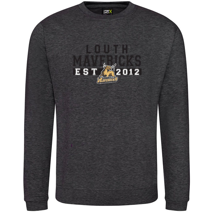 POD Louth Mavericks Sweatshirt Template 07 (Charcoal Grey) - Kids