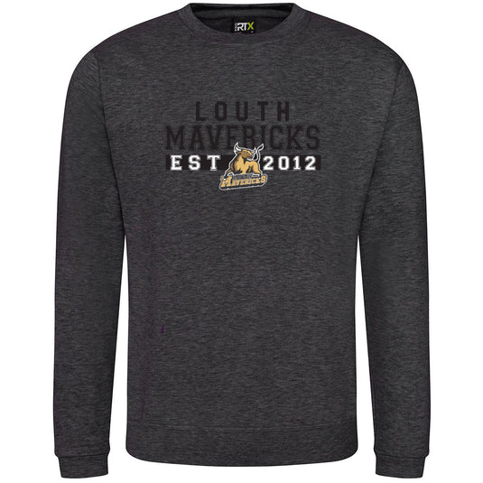 POD Louth Mavericks Sweatshirt Template 07 (Charcoal) - Adults