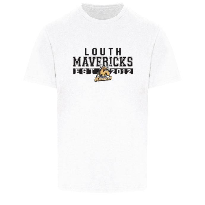 POD Louth Mavericks T-Shirt Template 07 (White) - Adults