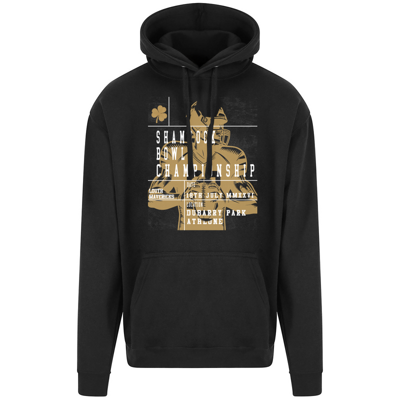 Load image into Gallery viewer, POD Louth Mavericks Hoodie Shamrock Bowl (01) - Adults

