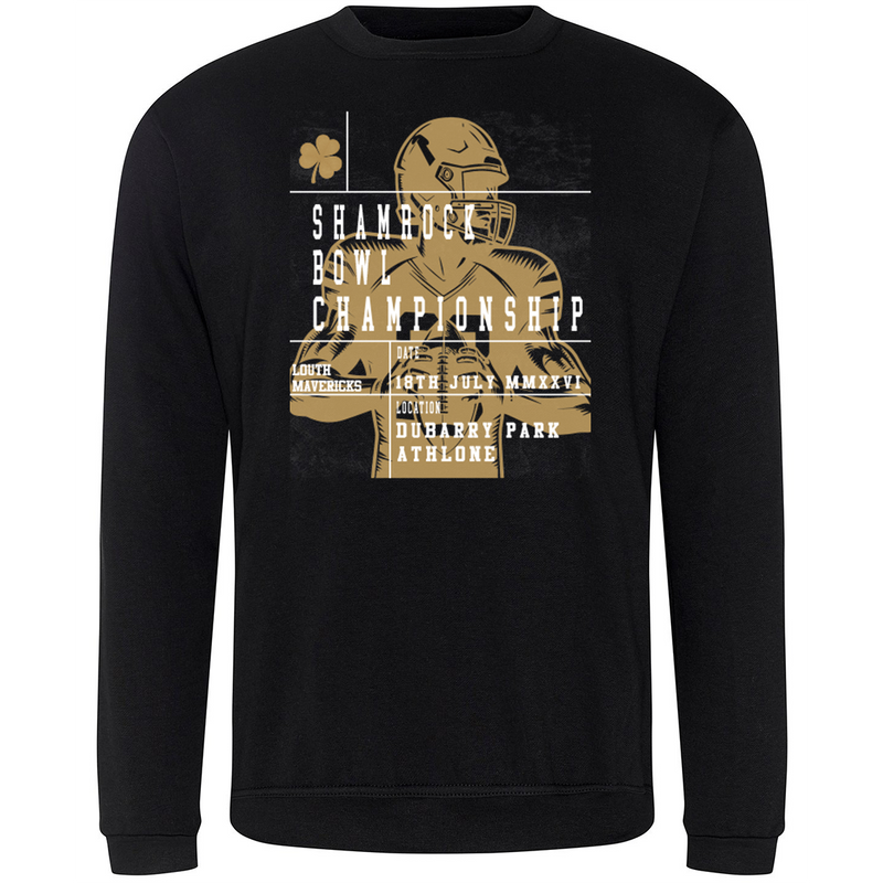 Load image into Gallery viewer, POD Louth Mavericks Sweatshirt Shamrock Bowl (01) - Adults
