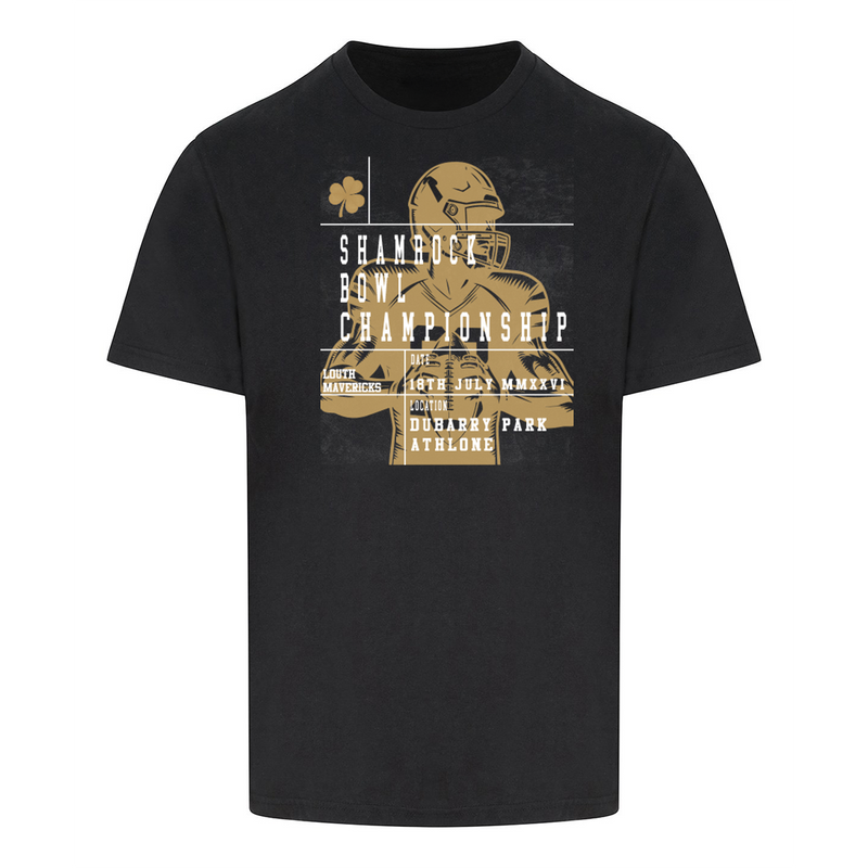 Load image into Gallery viewer, POD Louth Mavericks T-Shirt Shamrock Bowl (01) - Adults
