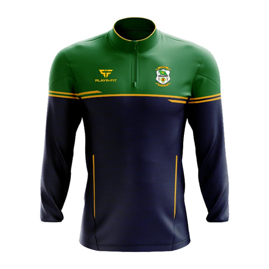Carrickmacross Emmets Handball Midlayer (1/4 Zip) Courage (Navy/Green/YellowGold) - Kids